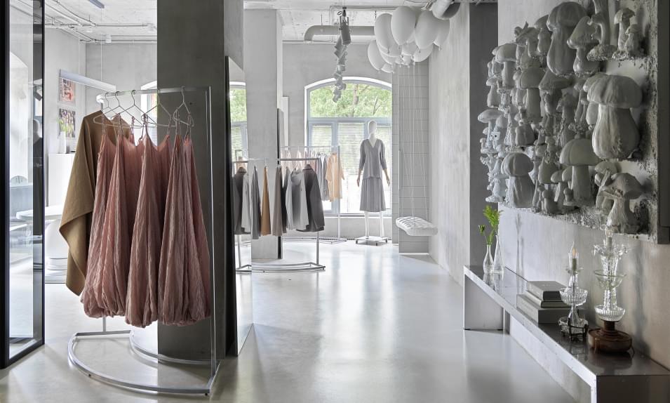 Clothing showroom design